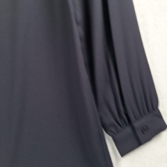 Lark & Ro Womens Size O Black Long Sleeve Pullover Blouse Top Shirt - Picture 11 of 11